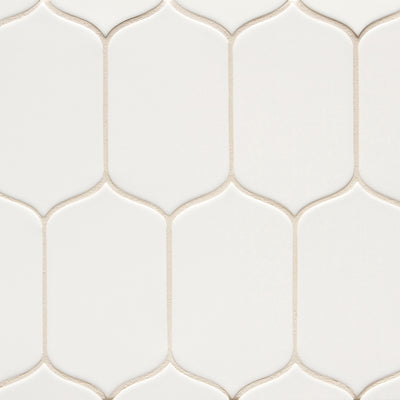 6th Avenue Arabesque Mosaic 10-1/8X10 White Matte