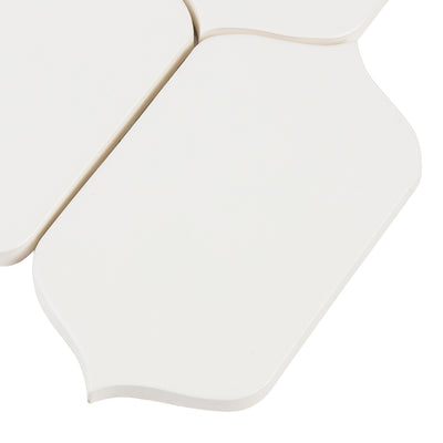 6th Avenue Arabesque Mosaic 10-1/8X10 White Matte