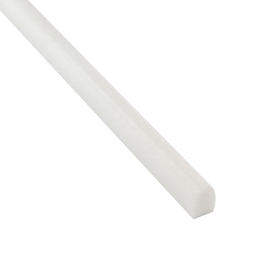 Accent Bleu Trim 1/2X12 Thassos Polished