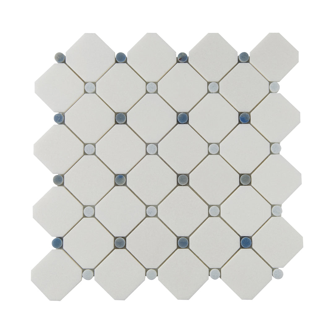 Accent Bleu Other Mosaic 12X12 Multi-Color Polished