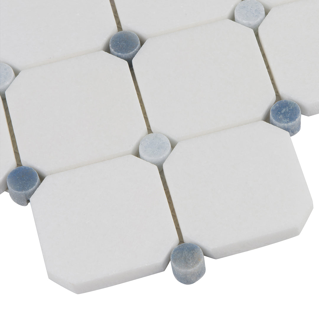 Accent Bleu Other Mosaic 12X12 Multi-Color Polished