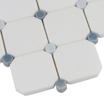 Accent Bleu Other Mosaic 12X12 Multi-Color Polished