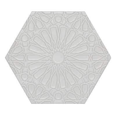 Andalucia Fez Deco 8-3/4X10 Blanco Matte