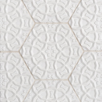 Andalucia Marrakesh Deco 8-3/4X10 Blanco Matte