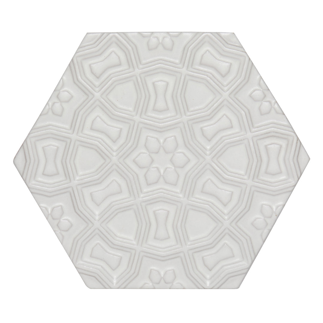 Andalucia Marrakesh Deco 8-3/4X10 Blanco Matte