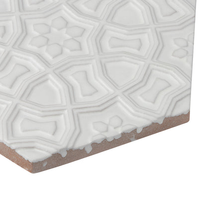 Andalucia Marrakesh Deco 8-3/4X10 Blanco Matte