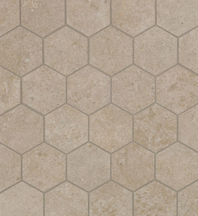 Bera&Beren Hexagon Mosaic 10.9449X13.1693 Greige Natural