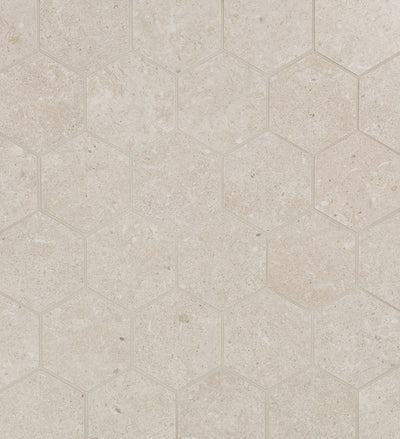 Bera&Beren Hexagon Mosaic 10.9449X13.1693 Light Grey Natural