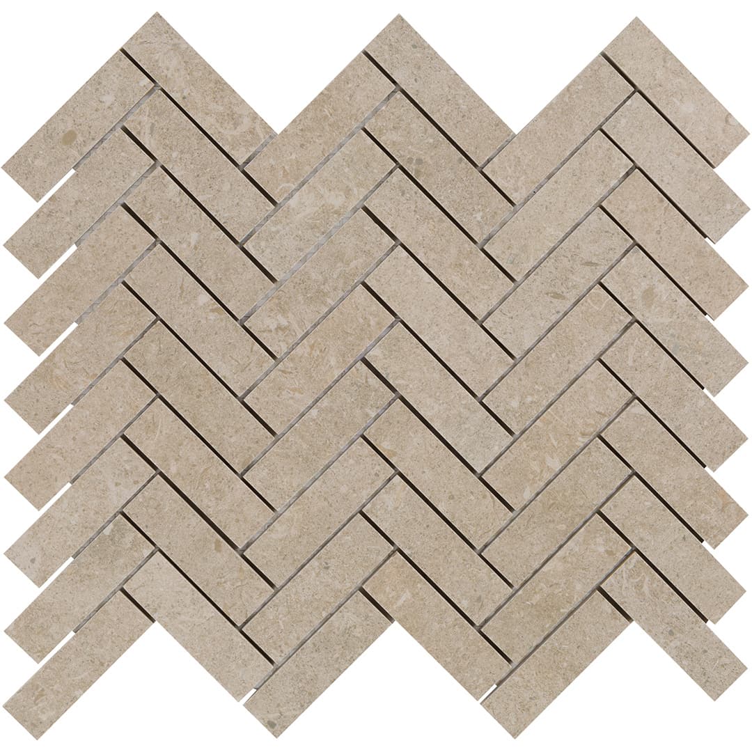 Bera&Beren Herringbone Mosaic 13.1063X13.55 Greige Natural