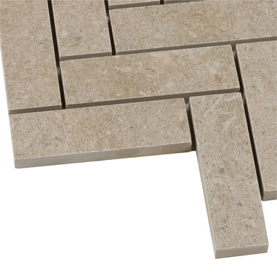 Bera&Beren Herringbone Mosaic 13.1063X13.55 Greige Natural
