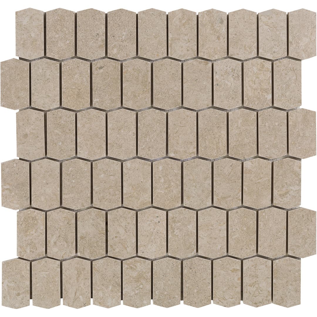 Bera&Beren Hive Mosaic 12-3/8X12-1/2 Greige Natural