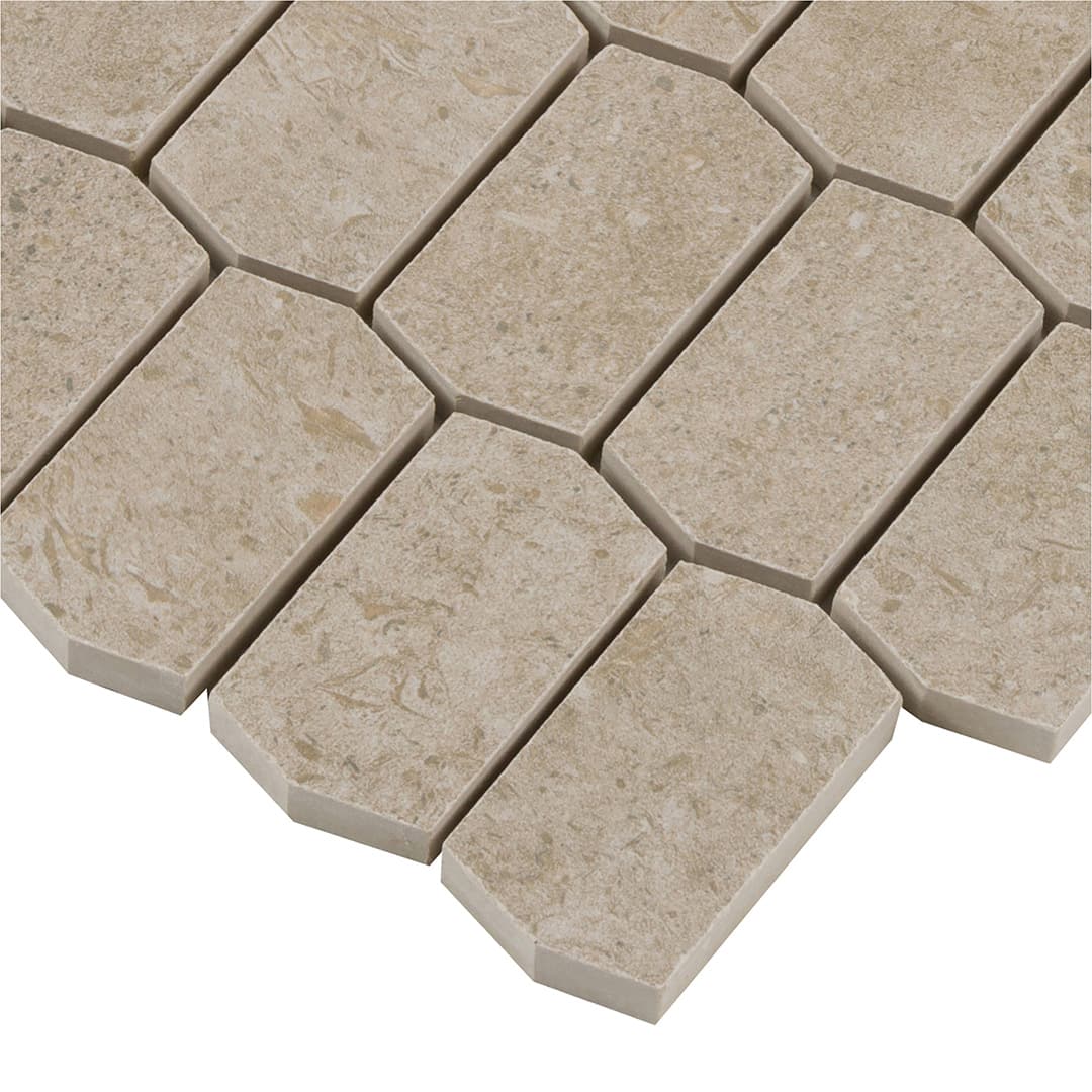 Bera&Beren Hive Mosaic 12-3/8X12-1/2 Greige Natural