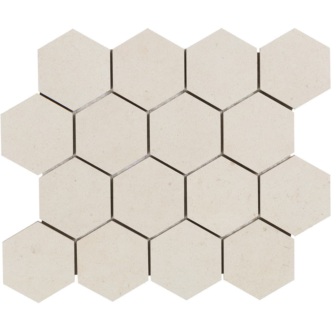 Bera&Beren Hexagon Mosaic 10.9449X13.1693 White Natural