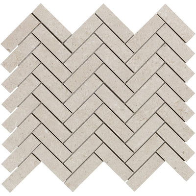 Bera&Beren Herringbone Mosaic 13.1063X13.55 Light Grey Natural