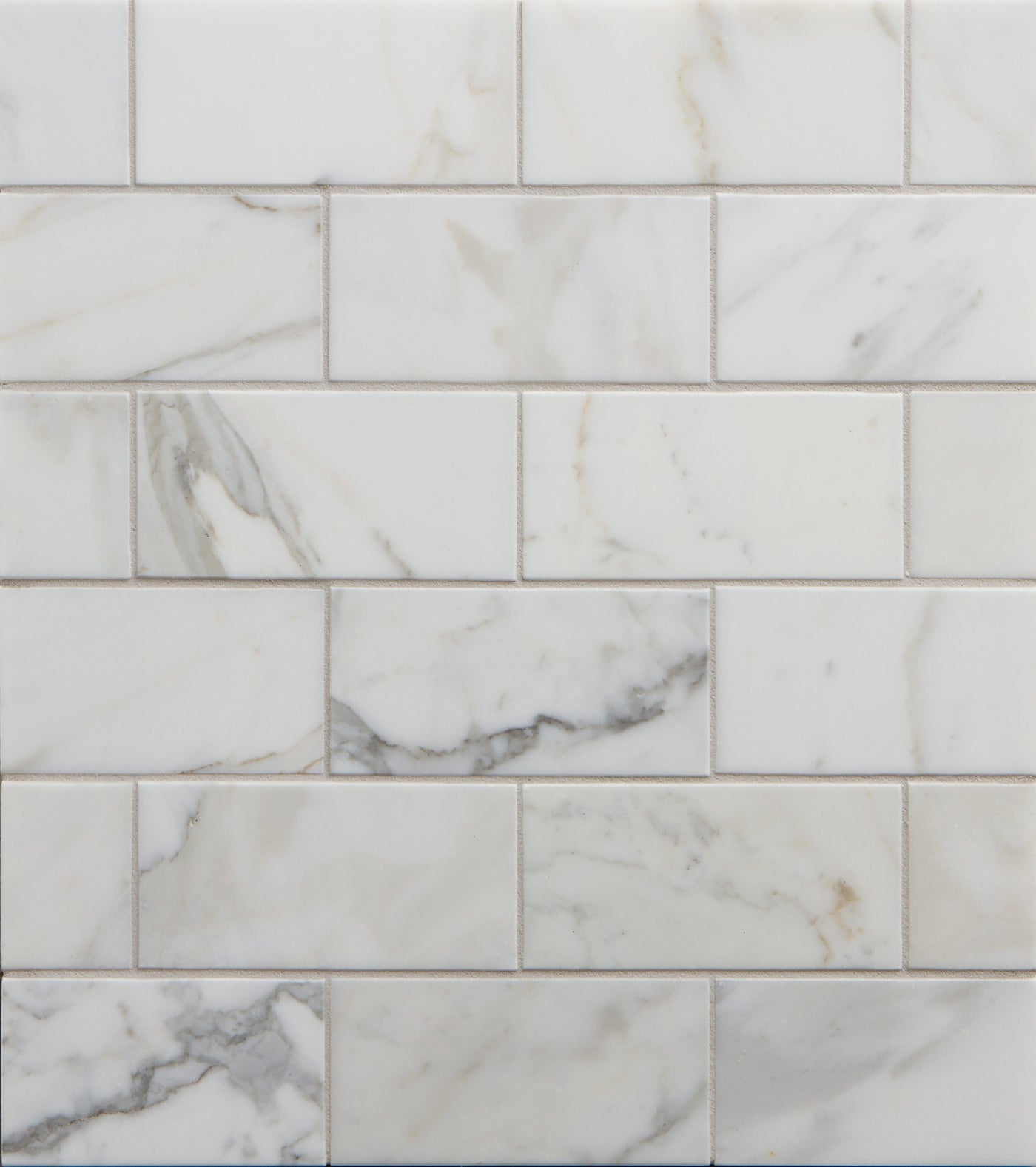 Bianco Europa Rectangle 3X6 Calacatta Honed