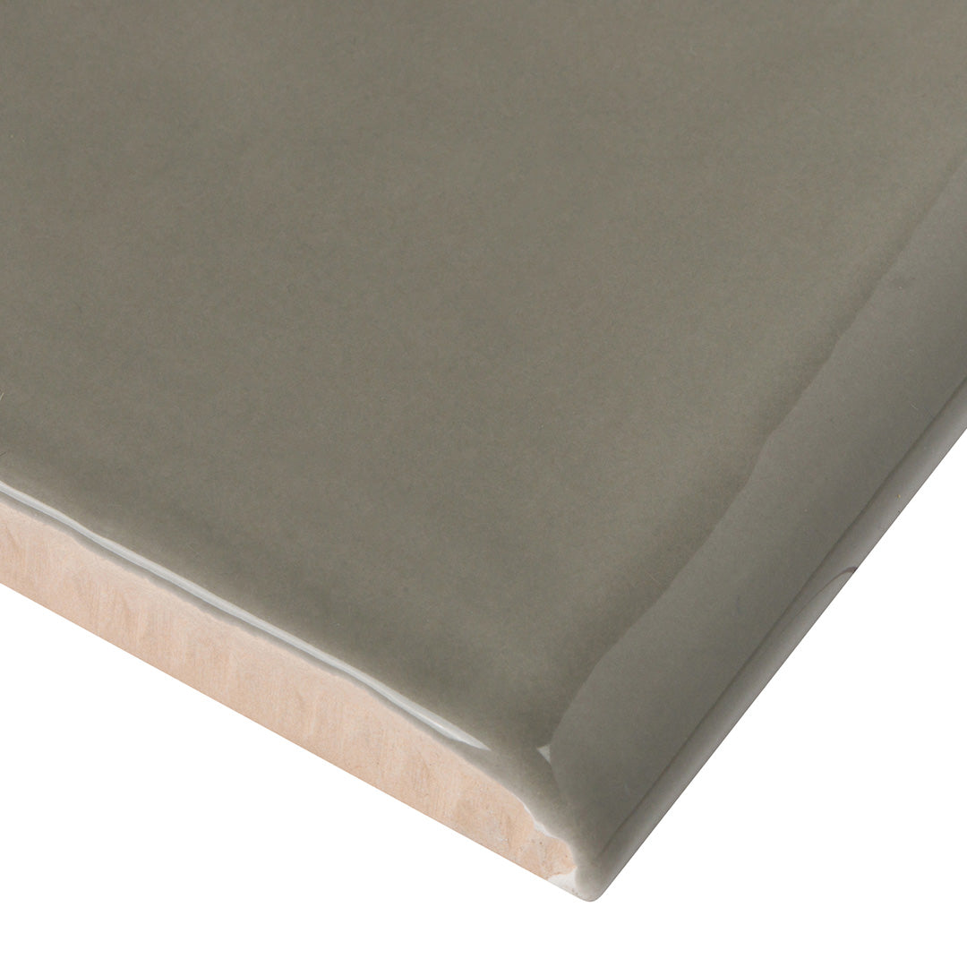 Cafe Bullnose Trim 3X3 Earl Grey Gloss