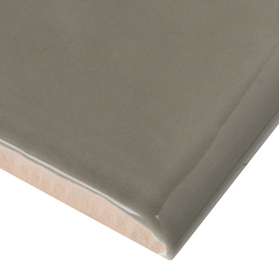 Cafe Bullnose Trim 3X3 Earl Grey Gloss