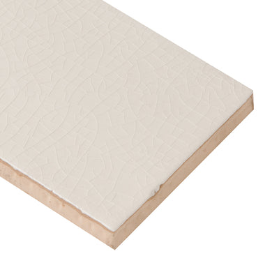 Cafe Rectangle 3X6 Latte Crackle/Gloss