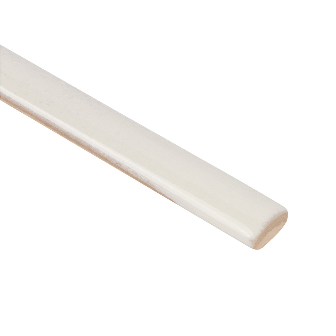 Cafe Bullnose Trim 1/2X12 Latte Crackle/Gloss