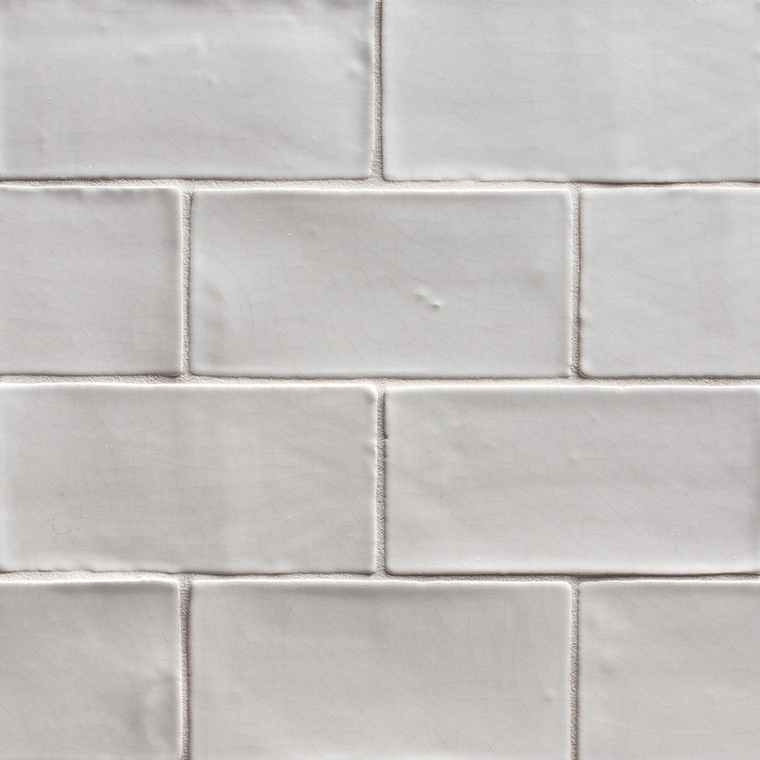 Cafe Rectangle 3X6 Milk Crackle/Gloss