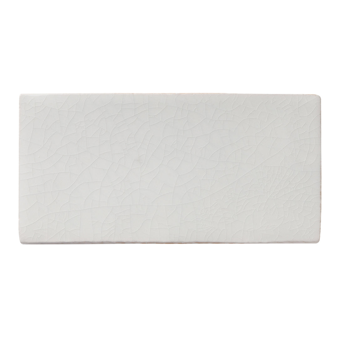 Cafe Rectangle 3X6 Milk Crackle/Gloss