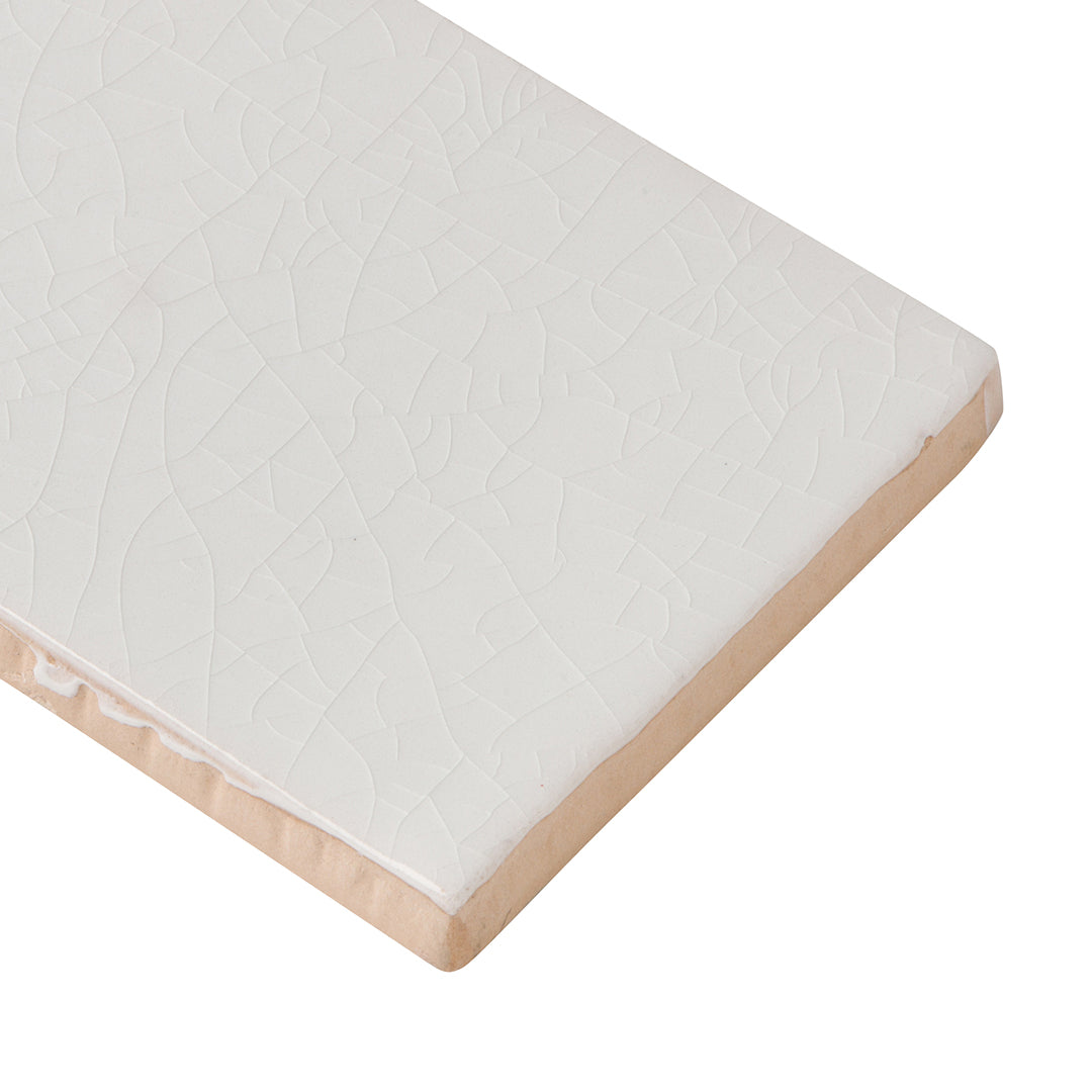 Cafe Rectangle 3X6 Milk Crackle/Gloss