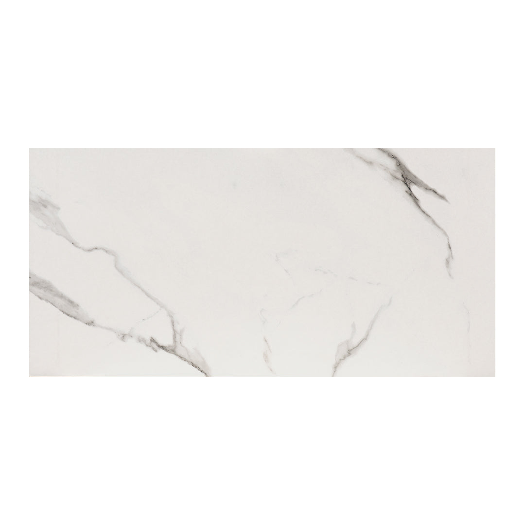 Cava Bianco 12X24 Statuario Brushed