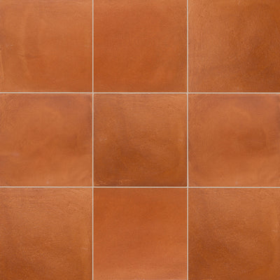 Ceramica Alhambra 8-1/4X8-1/4 Spanish Cotto Unglazed