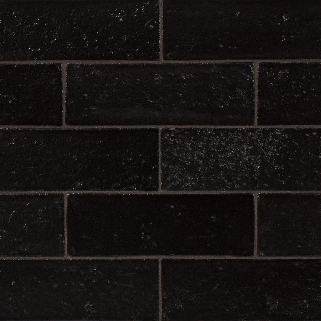 City Bricks 3X9 Black Asphalt Matte