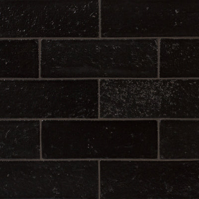 City Bricks 3X9 Black Asphalt Matte