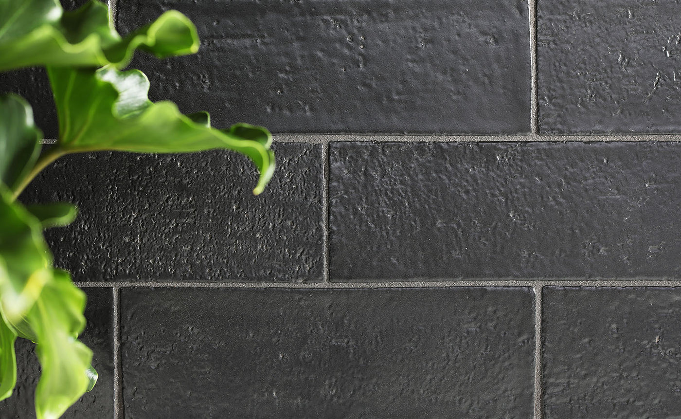City Bricks 3X9 Black Asphalt Matte
