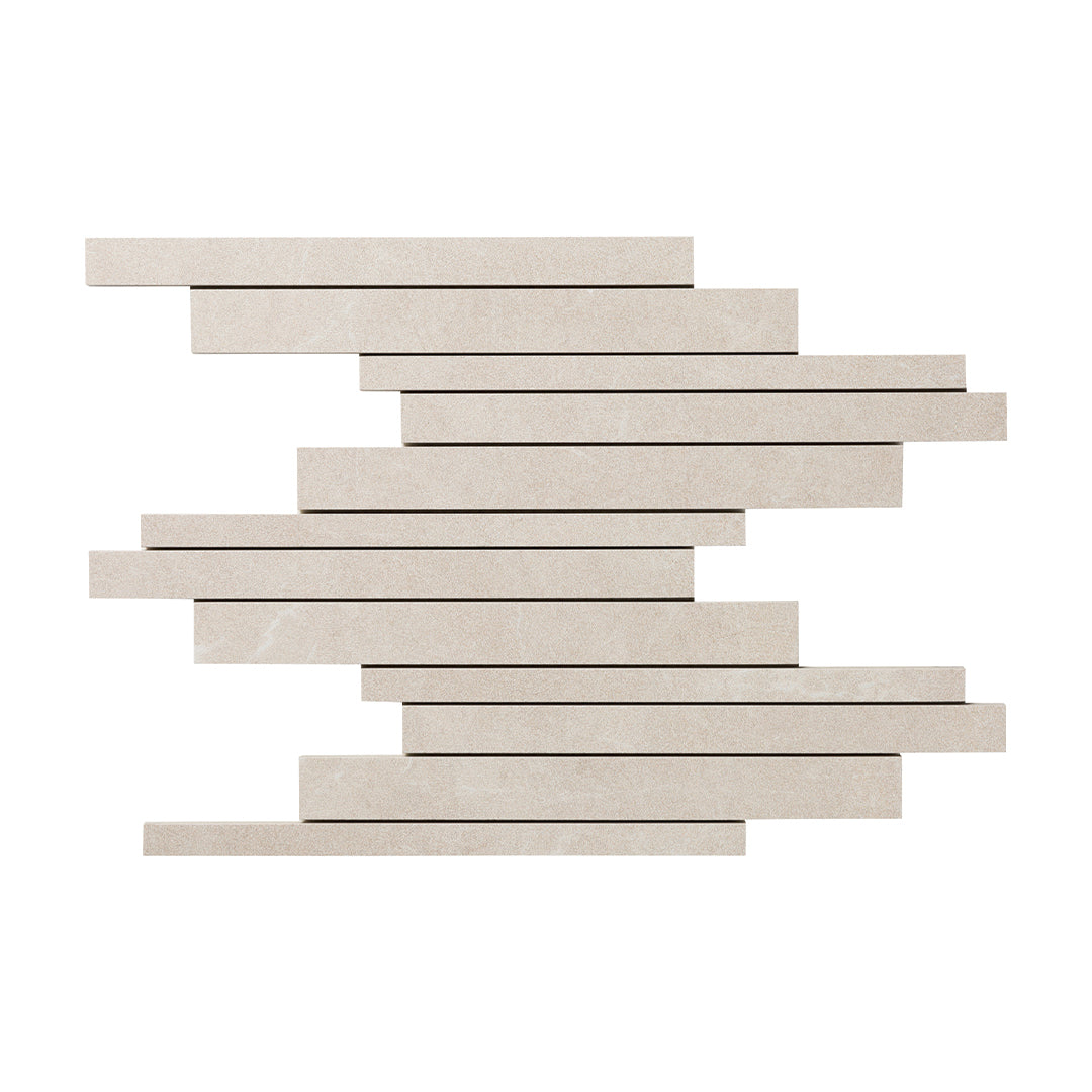 Continuum Rectangle Mosaic 12X12 Light Natural