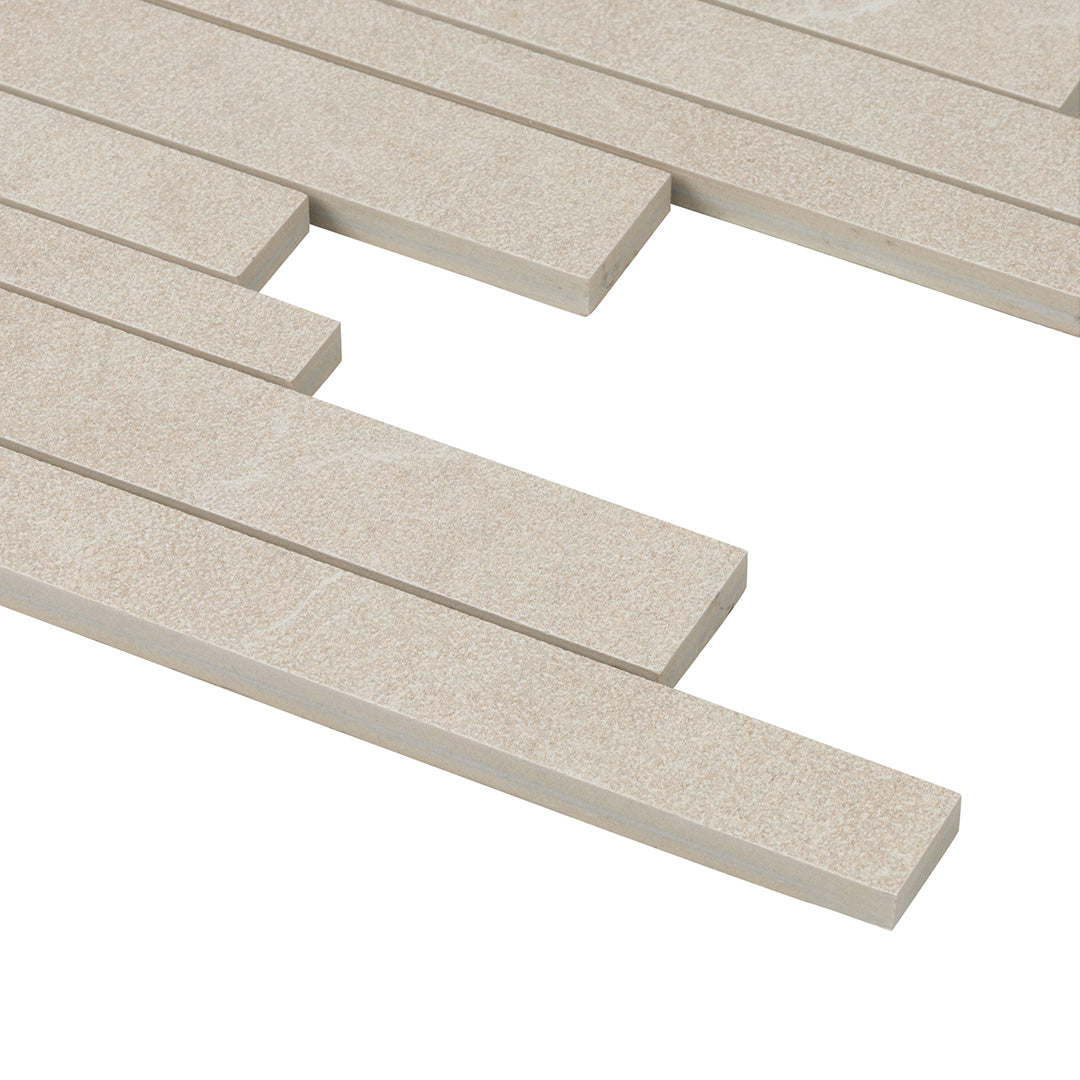 Continuum Rectangle Mosaic 12X12 Light Natural