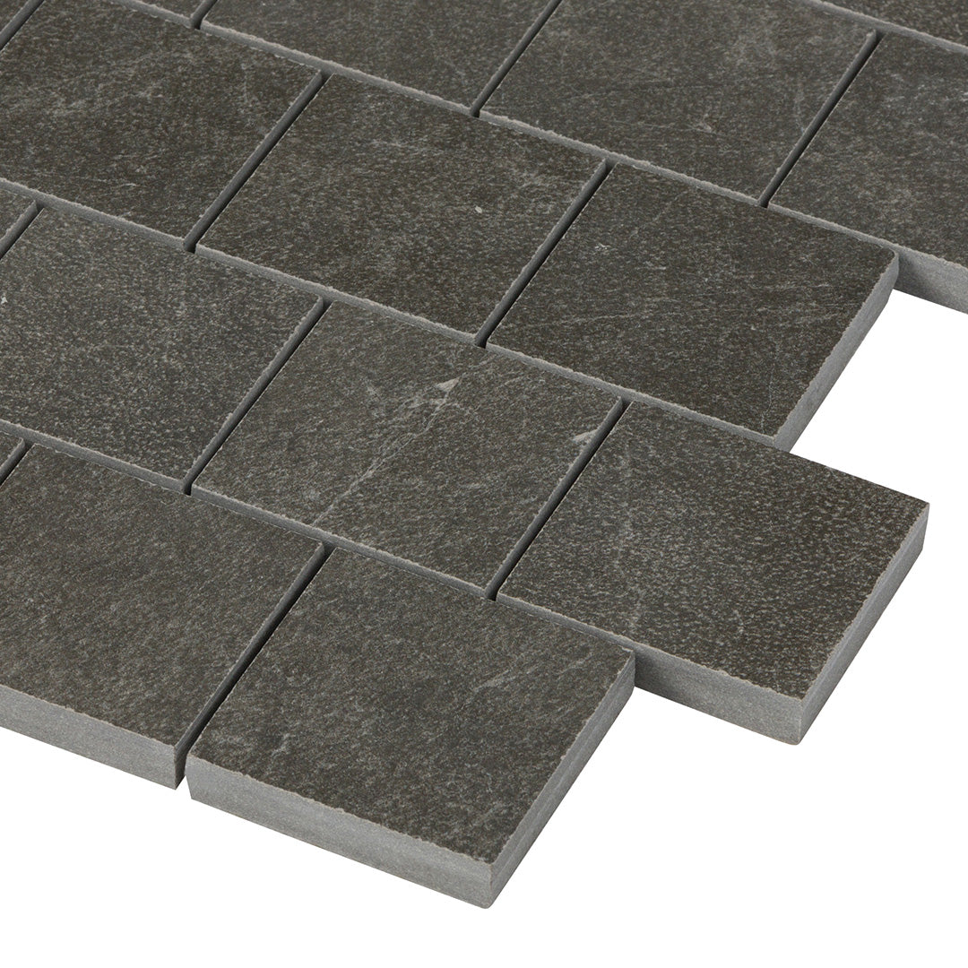 Continuum Square Mosaic 12X12 Anthracite Natural