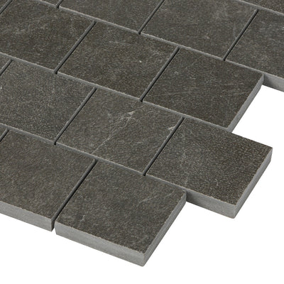 Continuum Square Mosaic 12X12 Anthracite Natural
