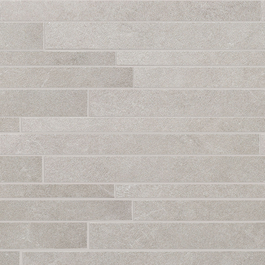 Continuum Rectangle Mosaic 12X12 Grey Natural