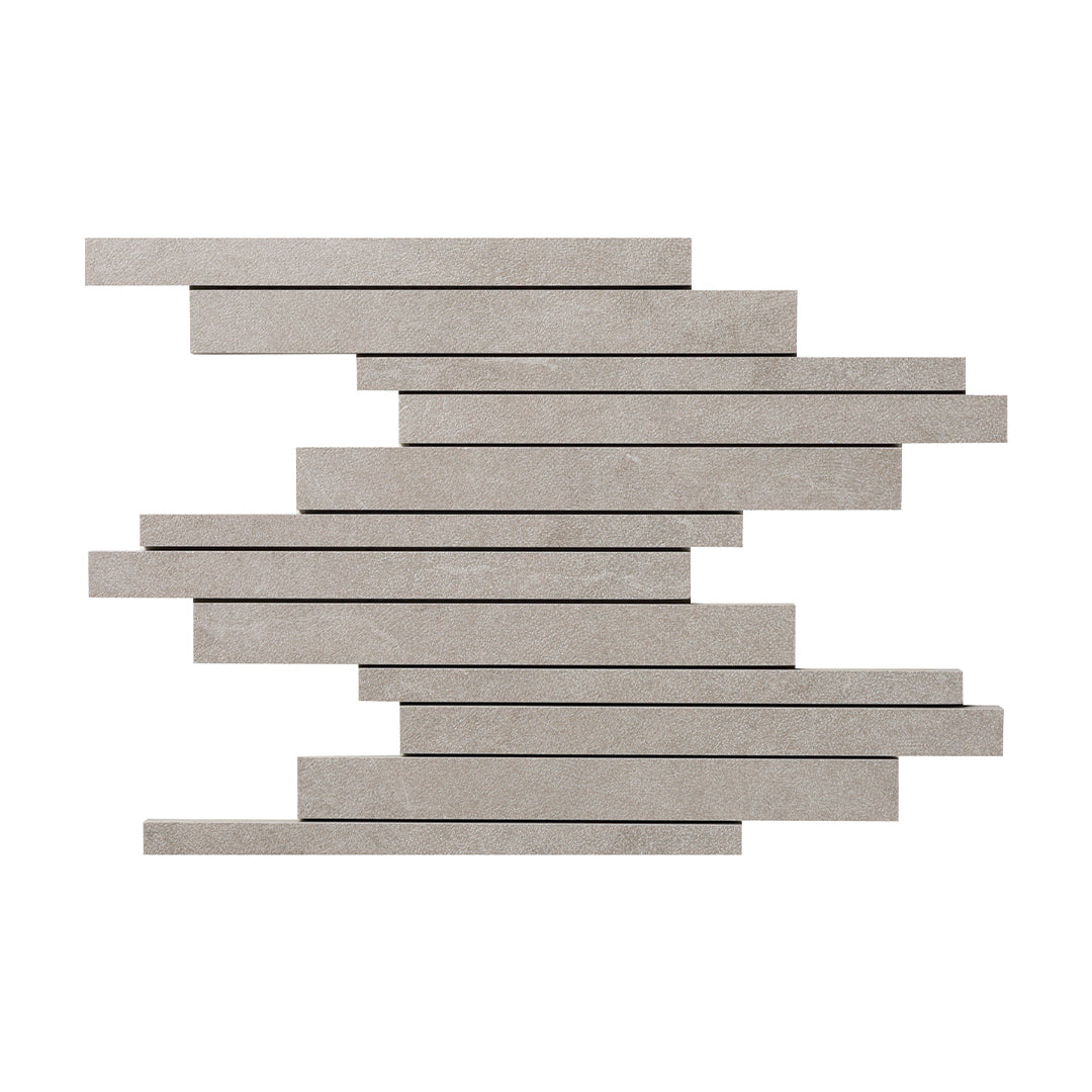 Continuum Rectangle Mosaic 12X12 Greige Natural