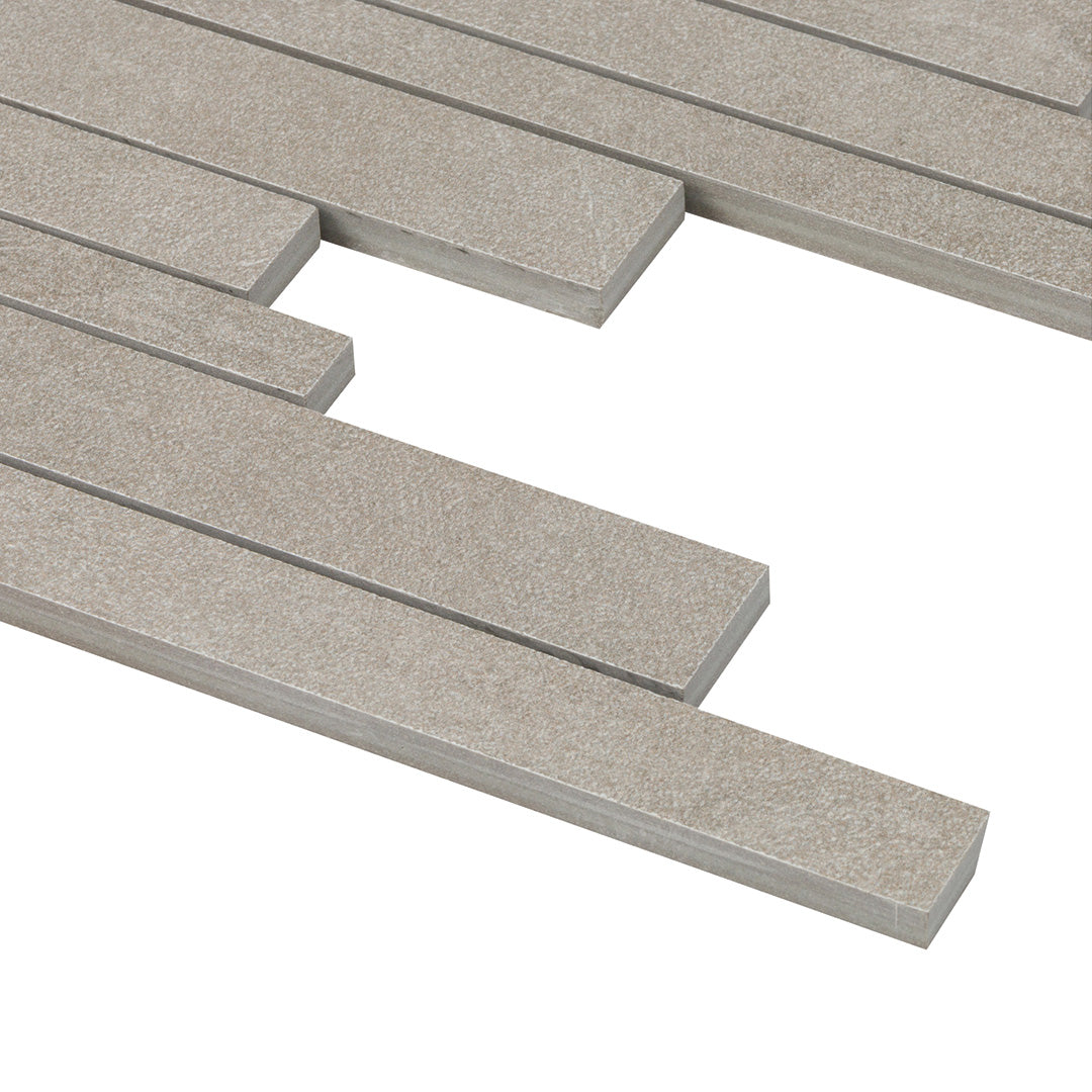 Continuum Rectangle Mosaic 12X12 Greige Natural