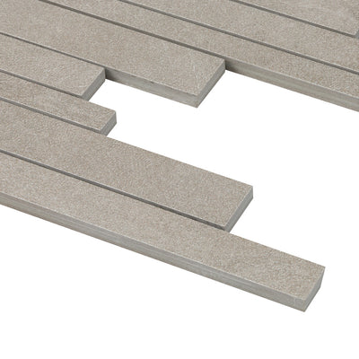 Continuum Rectangle Mosaic 12X12 Greige Natural