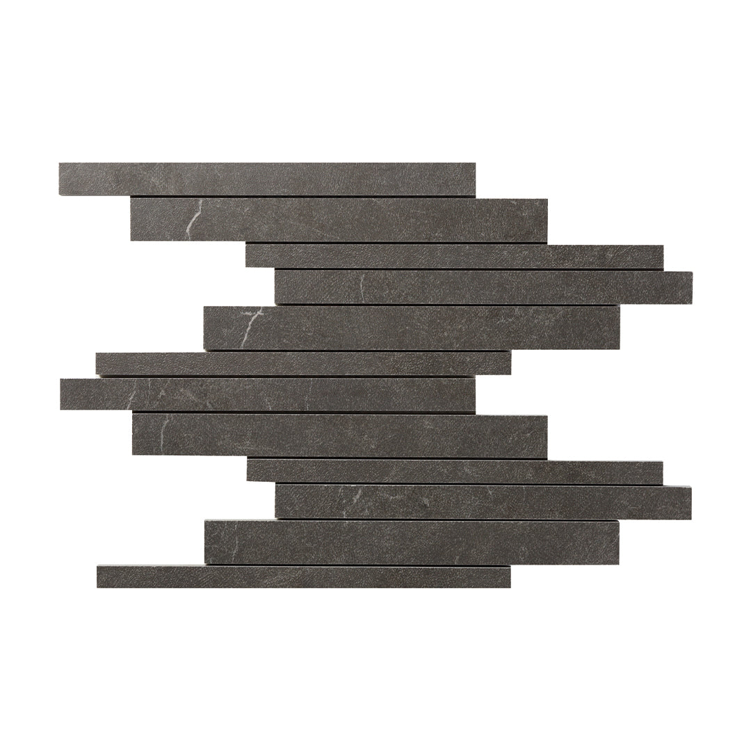 Continuum Rectangle Mosaic 12X12 Anthracite Natural