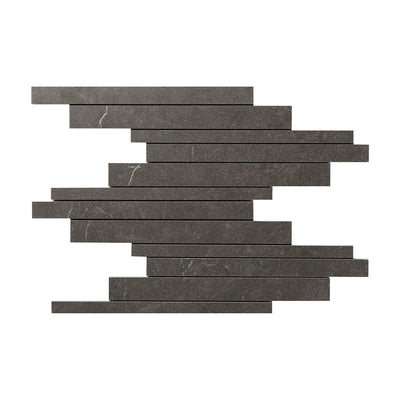 Continuum Rectangle Mosaic 12X12 Anthracite Natural