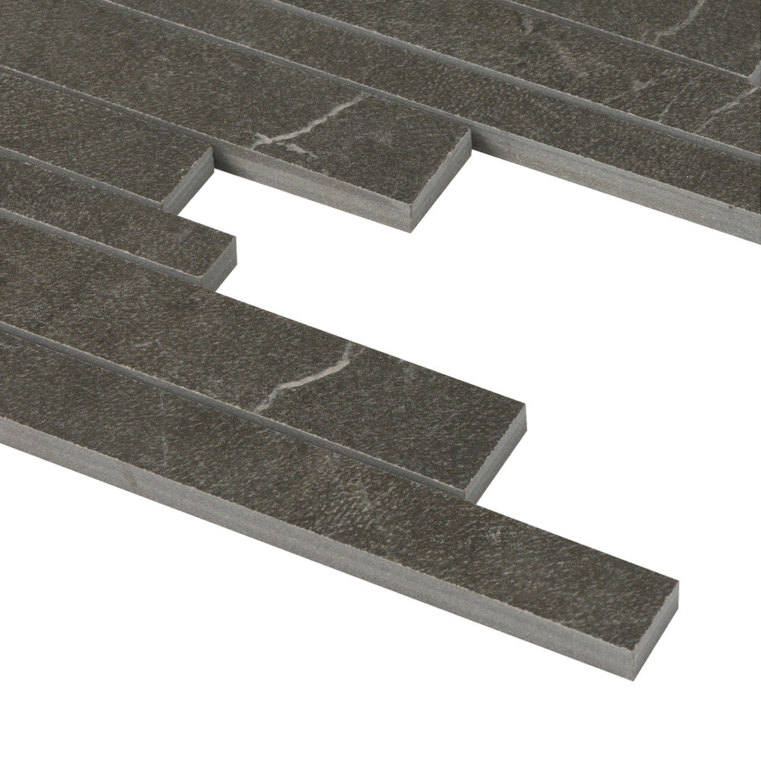 Continuum Rectangle Mosaic 12X12 Anthracite Natural
