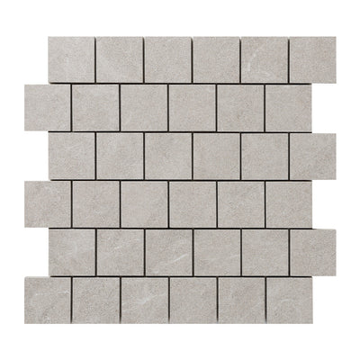 Continuum Square Mosaic 12X12 Grey Natural