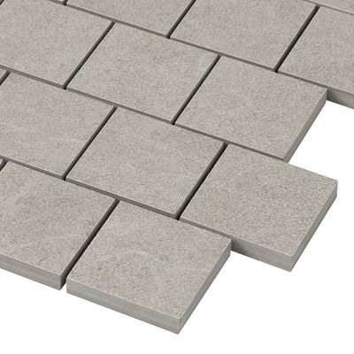 Continuum Square Mosaic 12X12 Grey Natural