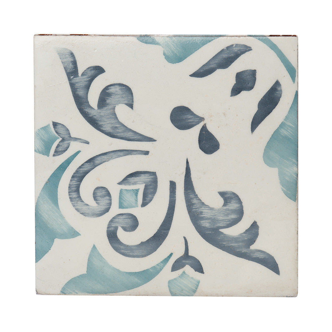 Duquesa Catarina Deco 4-5/8X4-5/8 Acqua Matte