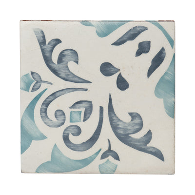 Duquesa Catarina Deco 4-5/8X4-5/8 Acqua Matte