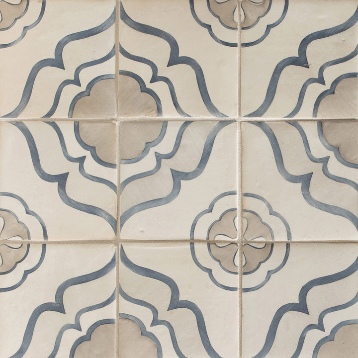 Duquesa Jasmine Deco 4-5/8X4-5/8 Mezzanotte Matte – Elit Tile