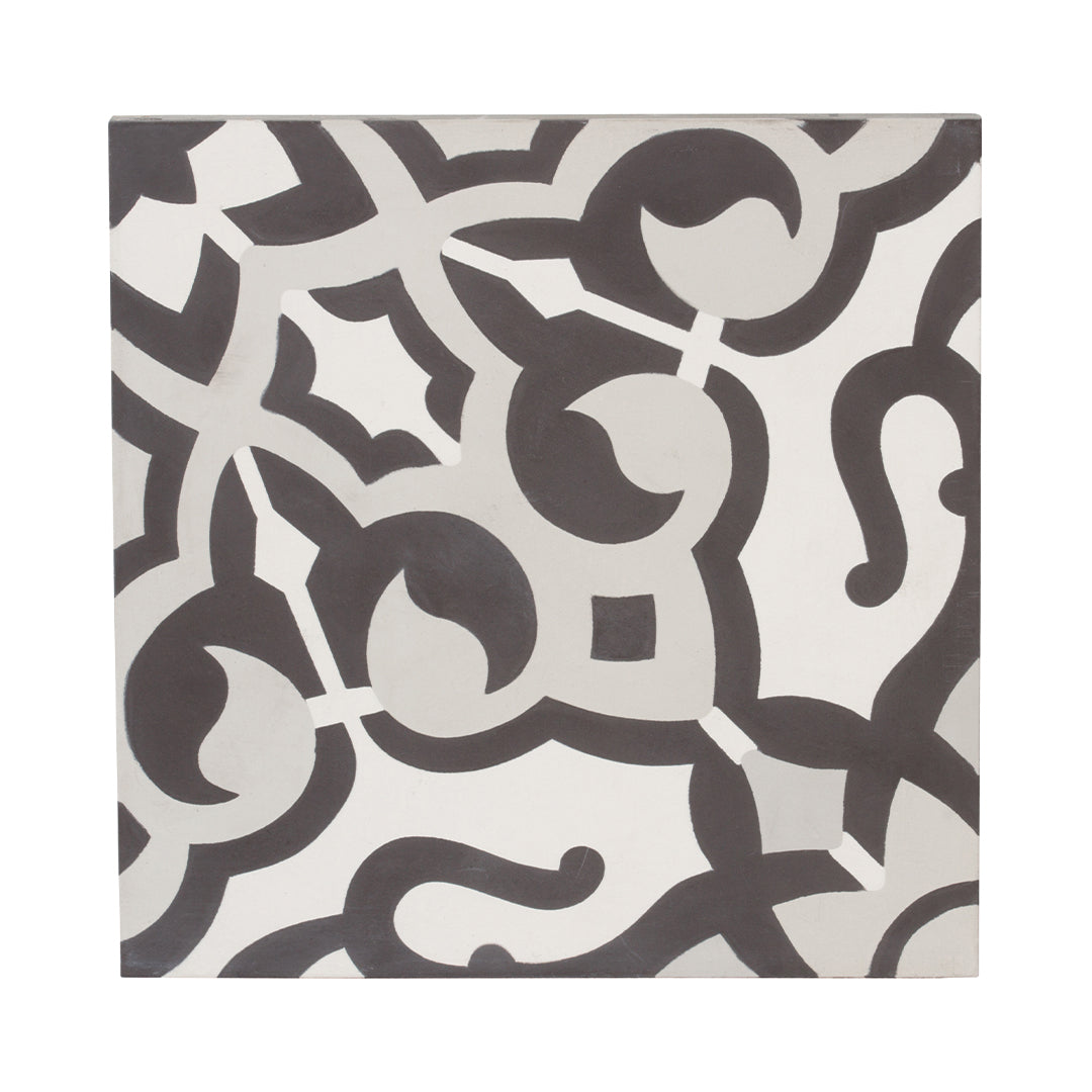 Duquesa Fatima Deco 8X8 Blanc Noir Matte