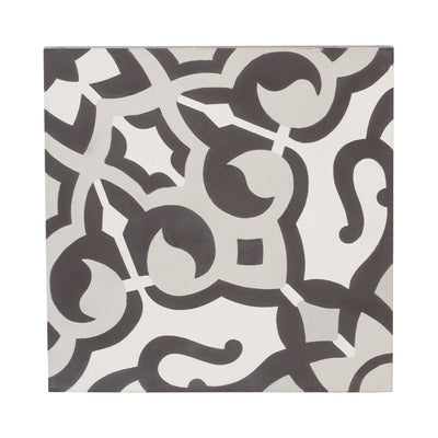 Duquesa Fatima Deco 8X8 Blanc Noir Matte