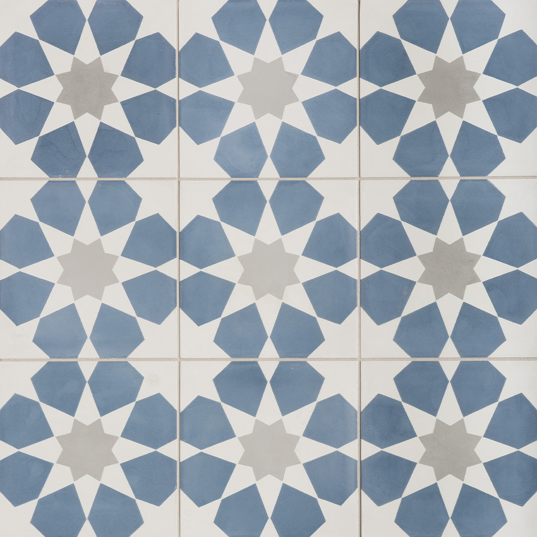 Duquesa Fez Deco 8X8 Mezzanotte Matte